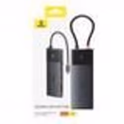 HUB - BASEUS - Metal Gleam Series - USB-C - 11 en 1 - Charge rapide - Affichage 4K