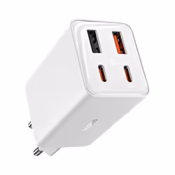 Baseus GAN6 65W ADPTR + 100W C KBL-BYZ chargeur d'appareils mobiles PDA, Tablette, téléphone Blanc Secteur Auto - Vue supplémentaire 4