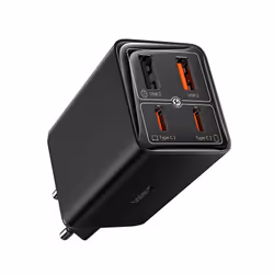 Baseus GAN6 65W ŞARJ+100W C TO C KBL-SYH, Auto, USB, Noir