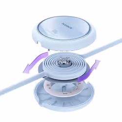 Baseus FREE2DRAW MİNİ RETRACTABLE CHARGİNG CABLE TYPE-C TO TYPE-C 100W 1M GALAXY BLUE, 1 m, USB C, 2 x USB C, USB 3.2 Gen 2 ( ...