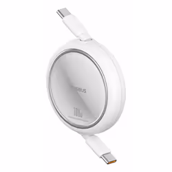 Baseus Free2Pull, 1 m, USB C, USB C, 0,48 Gbit/s, Blanc