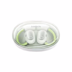 Baseus Eli Sport 1 Casque TWS Crochets auriculaires, Open-ear Appels/Musique USB Type-C Bluetooth Vert clair, Blanc - Vue supplémentaire 2