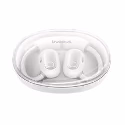 Baseus Eli Sport 1 Casque True Wireless Stereo (TWS) Crochets auriculaires, Open-ear Appels/Musique USB Type-C Bluetooth Blanc
