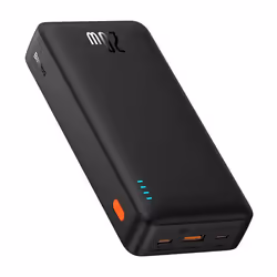 Batterie USB externe Type-C Micro-USB 20 W 20 000 mAh - Baseus Airpow (P10022804113-00) - Noir