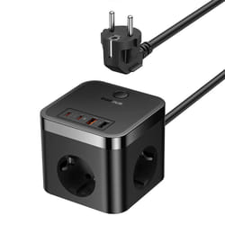 Baseus PowerCombo Universel Noir Secteur Intérieure