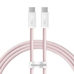Baseus Dynamic 3 Series Fast Charging Data Cable Type-C to Type-C 100W 1m Baby Pink câble USB USB 3.2 Gen 2 (3.1 Gen 2) USB C Rose