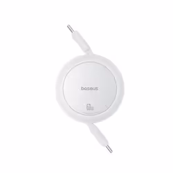 Baseus Free2Pull, 1 m, USB C, USB C, 0,48 Gbit/s, Blanc