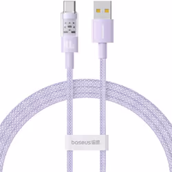 Câble USB vers Type-C Charge Super Rapide 100W 2m - Baseus Gem (P10373002511-01) - Nebula Purple