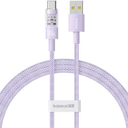 Câble USB vers Type-C Charge Super Rapide 100W 2m - Baseus Gem (P10373002511-01) - Nebula Purple