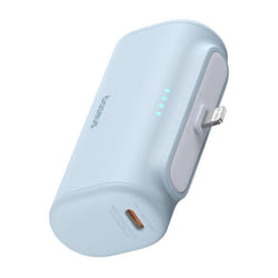Banque dalimentation pour téléphone Lightning 20 W 5 000 mAh câble de type C - Baseus (P10068307413-00) - Bleu