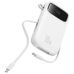 Baseus QPow2 Lithium Polymère (LiPo) 20000 mAh Blanc
