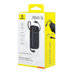 Baseus PPQD4-20C Lithium Polymère (LiPo) 20000 mAh Noir
