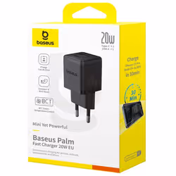 Baseus Palm Universel Noir Secteur Charge rapide Intérieure - Vue supplémentaire 4