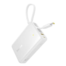 Baseus PicoGo Lithium Polymère (LiPo) 10000 mAh Blanc