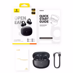 Baseus Bowie MC1 Casque TWS Open-ear Appels/Musique Bluetooth Noir - Vue supplémentaire 6