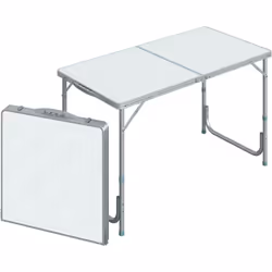 Cette table de camping grand plateau saura vous ravir, tout comme vos convives ! Large espace et possibilité de s'asseoir à 6 ...