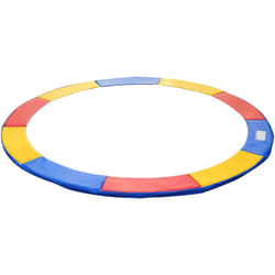 Homcom - Couvre-ressort trampoline ø 244 cm pvc pe haute densité rembourrage 15 mm multicolore