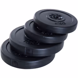 Ce lot de 4 poids composé de 2 disques de 5 Kg + 2 disques de 10 Kg (poids total 30 Kg) vous permettra d'effectuer une sélect ...