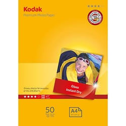 Kodak Papier photo "Premium", brillant, A4 (21x29,7cm), 240g, x50