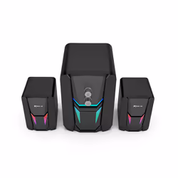 Xtrike Me XDXT612 set d'enceintes 11 W PC/ordinateur portable Noir 2.1 canaux 3 W
