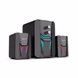 Xtrike Me XDXT612 set d'enceintes 11 W PC/ordinateur portable Noir 2.1 canaux 3 W