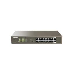 IP-COM Networks G1116P-16-150W commutateur réseau Gigabit Ethernet (10/100/1000) Connexion Ethernet, supportant l'alimentation via ce port (PoE) Gris