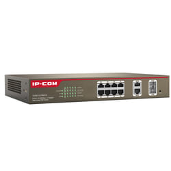 IP-COM Networks S3300-10-PWR-M commutateur réseau Géré L2 Fast Ethernet (10/100) Connexion Ethernet, supportant l'alimentation via ce port (PoE) Gris