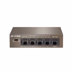 IP-COM Networks F1105P-4-63W, Non-géré, Fast Ethernet (10/100), Connexion Ethernet, supportant l'alimentation via ce port (Po ...