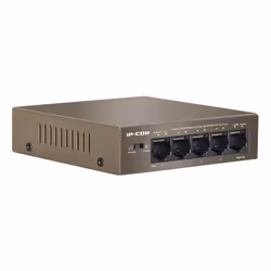 IP-COM Networks F1105P-4-63W commutateur réseau Non-géré Fast Ethernet (10/100) Connexion Ethernet, supportant l'alimentation via ce port (PoE) Noir