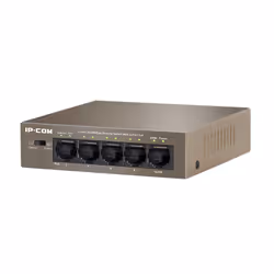 IP-COM Networks F1105P-4-63W commutateur réseau Non-géré Fast Ethernet (10/100) Connexion Ethernet, supportant l'alimentation via ce port (PoE) Noir