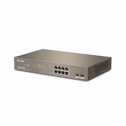 IP-COM Networks G3310P-8-150W commutateur réseau Géré L2 Gigabit Ethernet (10/100/1000) Connexion Ethernet, supportant l'alimentation via ce port (PoE) Gris