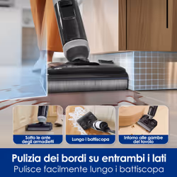 Tineco FloorOne i5 Stretch PLUS Aspirateur traineau Batterie Sec&humide Sans sac Gris 2,5 Ah - Vue supplémentaire 7