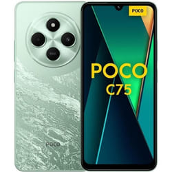 Smartphone POCO C75 6GB 128GB Vert2.0GHzécran de 6.88Double caméra AI de 50MPBatterie de 5160mAHVersion Française 2 Ans de