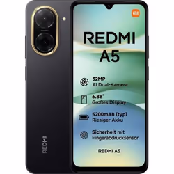 Redmi A5 4G Smartphone 688 4GB+128GB Noir