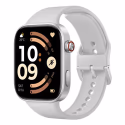 Xiaomi Redmi Watch 6 NFC 5,26 cm (2.07") AMOLED 46.5 mm Numérique 432 x 514 pixels Écran tactile Argent GPS (satellite) - Vue supplémentaire 2