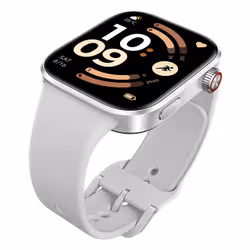 Xiaomi Redmi Watch 6 NFC 5,26 cm (2.07") AMOLED 46.5 mm Numérique 432 x 514 pixels Écran tactile Argent GPS (satellite) - Vue supplémentaire 3
