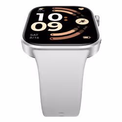 Xiaomi Redmi Watch 6 NFC 5,26 cm (2.07") AMOLED 46.5 mm Numérique 432 x 514 pixels Écran tactile Argent GPS (satellite) - Vue supplémentaire 5