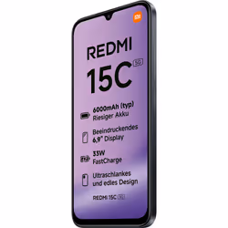 Xiaomi Redmi 15C 4 Go 128 Go Noir - Vue supplémentaire 4