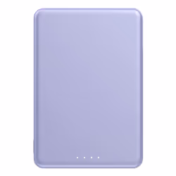 Xiaomi Super Slim Magnetic Power Bank 5000 Lithium-Ion (Li-Ion) 5000 mAh Recharge sans fil Violet - Vue supplémentaire 2