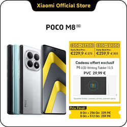 POCO M8 5G 8 Go 256 Go Vert