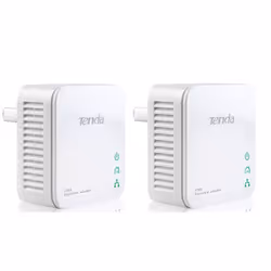 Tenda P200 Twin Pack, 200 Mbit/s, IEEE 802.3, IEEE 802.3u, Fast Ethernet, 10,100 Mbit/s, HomePlug AV, 128-bit AES