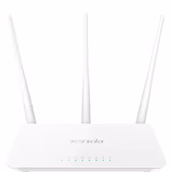 Tenda F3, Wi-Fi 4 (802.11n), Ethernet/LAN, Blanc, Routeur