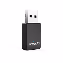 Tenda U9, Sans fil, USB, WLAN, 433 Mbit/s, Noir