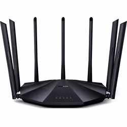 Tenda AC23, Wi-Fi 5 (802.11ac), Bi-bande (2,4 GHz / 5 GHz), Ethernet/LAN, Noir, Routeur
