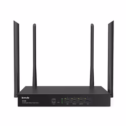 Tenda W18E, Wi-Fi 5 (802.11ac), Bi-bande (2,4 GHz / 5 GHz), Ethernet/LAN, Noir, Routeur