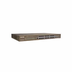 Tenda TEG5328P-24-410W, Géré, L3, Gigabit Ethernet (10/100/1000), Connexion Ethernet, supportant l'alimentation via ce port ( ...