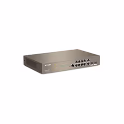 Tenda TEG5312F commutateur réseau Géré L3 Gigabit Ethernet (10/100/1000) 1U Marron