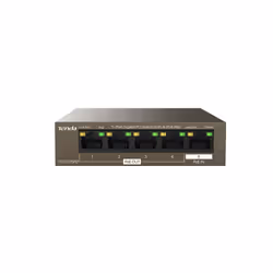 Tenda TEG1105PD, Gigabit Ethernet (10/100/1000), Connexion Ethernet, supportant l'alimentation via ce port (PoE)