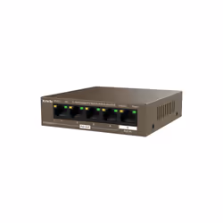 Tenda TEG1105PD commutateur réseau Gigabit Ethernet (10/100/1000) Connexion Ethernet, supportant l'alimentation via ce port (PoE) Marron
