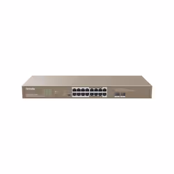 Tenda TEG1118P-16-250W, Non-géré, Gigabit Ethernet (10/100/1000), Connexion Ethernet, supportant l'alimentation via ce port ( ...